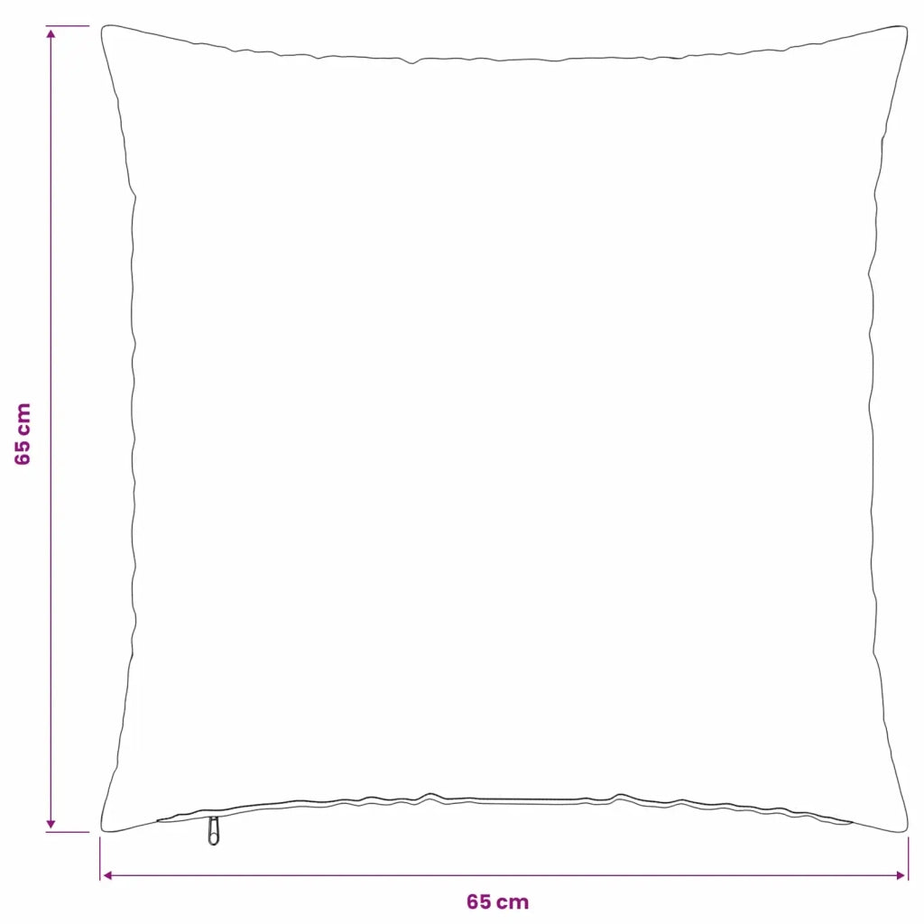 Federa 2 pcs HEERLEN Grigio Chiaro 65 x 65 cm Fleece PV 913089
