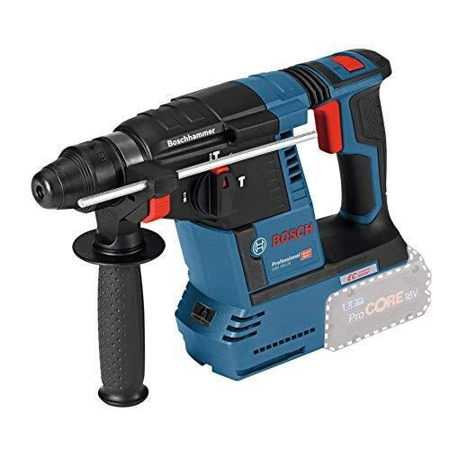 Bosch 0611909000 GBH 18V-26 Martello Perforatore a Batteria 18 V SDS-plus Motore Brushless KickBack Control EPC colore Blu