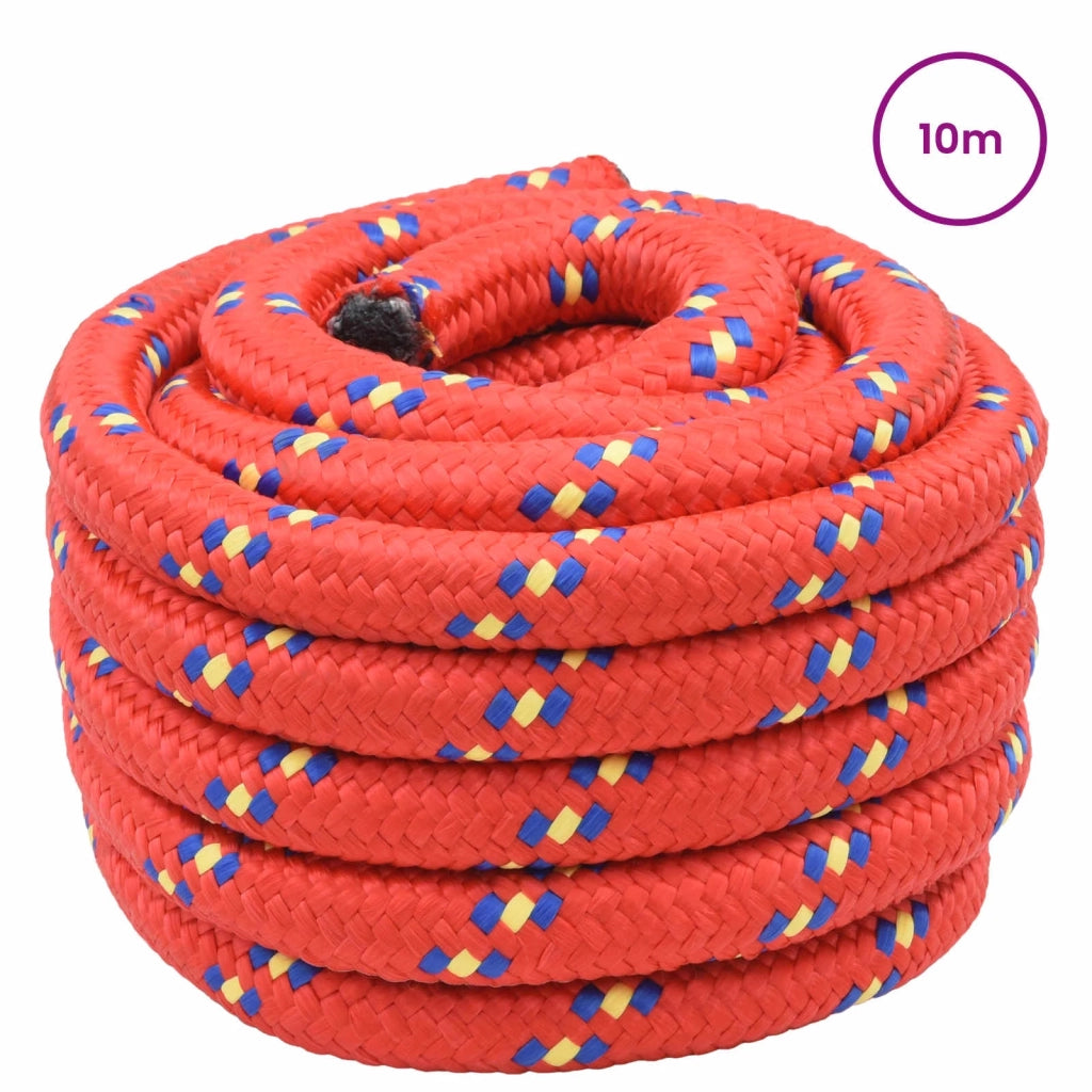 Corda | Fune da Barca 10 m 3 Rosso PP