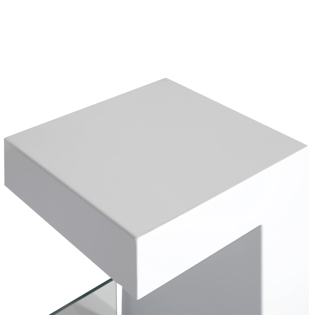 EasyComfort Caminetto a Bioetanolo da Tavolo 2000W in Acciaio Inossidabile Inodore con Vetro 78 x 25 x 58 cm Bianco