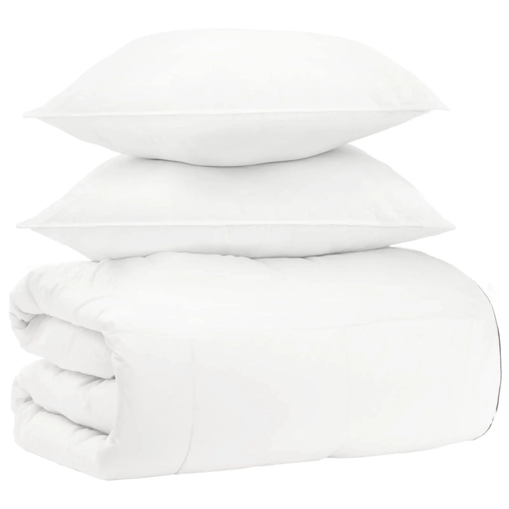 Set di Piumoni 3 pz Bianco Bambù 3432546