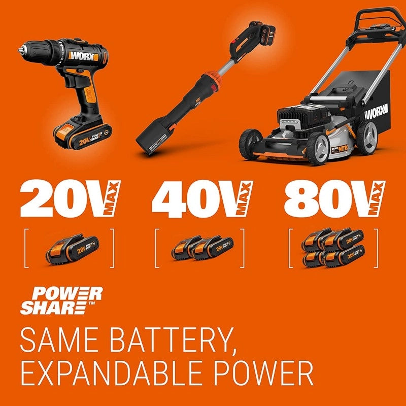 Batteria 20V/4.0Ah Lithio Worx Wa3553