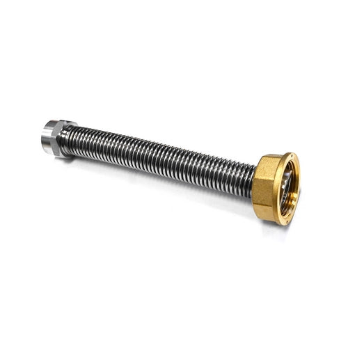 FLESSIBILE INOX PER CONTATORE GAS FF CM. 20- 1 x 3/4- ATON- pezzi 1