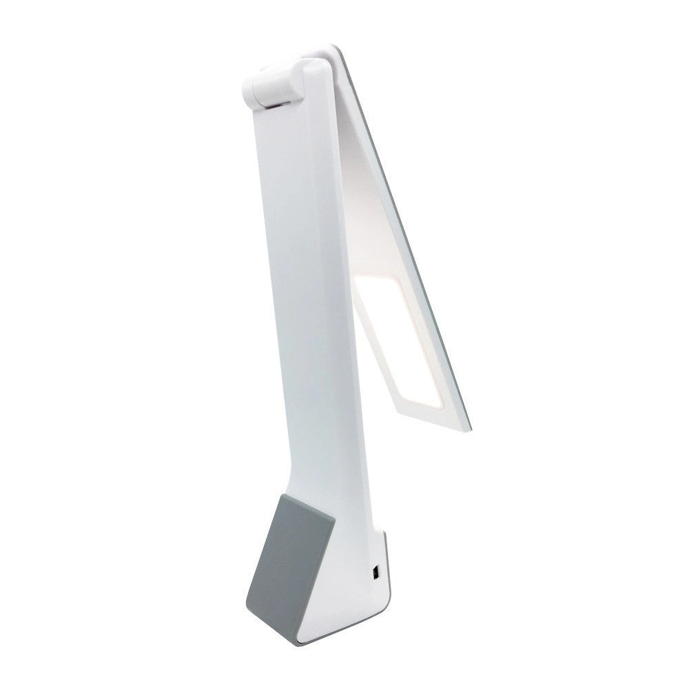 Trade Shop - Lampada Da Scrivania 15 Led 4w Pieghevole Luce Bianca Neutra Gialla U12b -