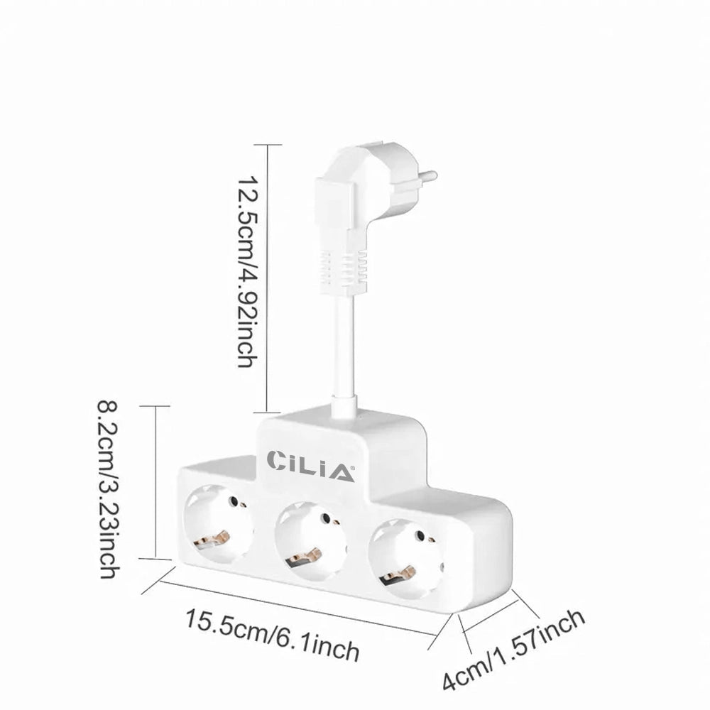 CILIA Multipresa, Cavetto Multiuso ¨C Xylo ¨C Bianco e Nero