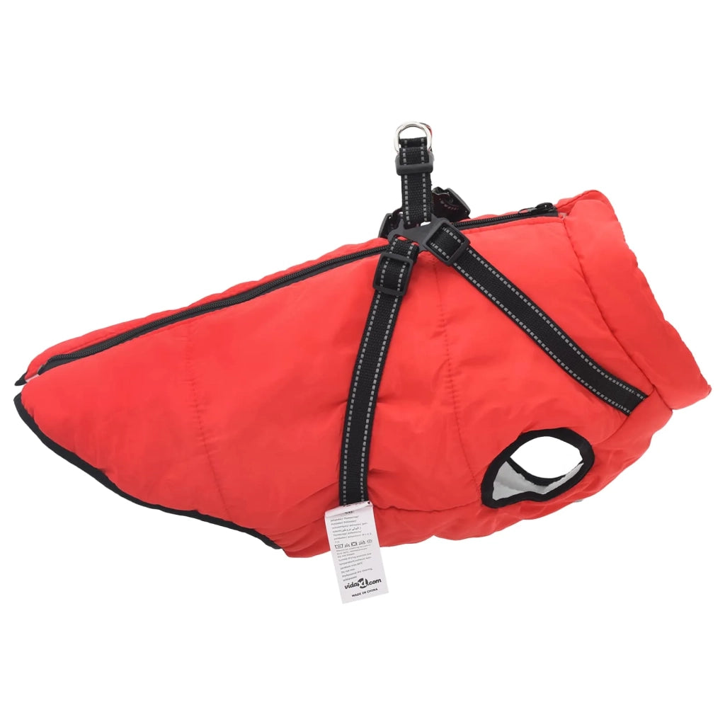 Cappotto per Cani Rosso L44 Pile e Poliestere 3422507