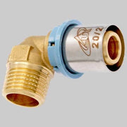 RACCORDO A GOMITO MASCHIO DELT ALL  20 x 1/2     UNIDELTA