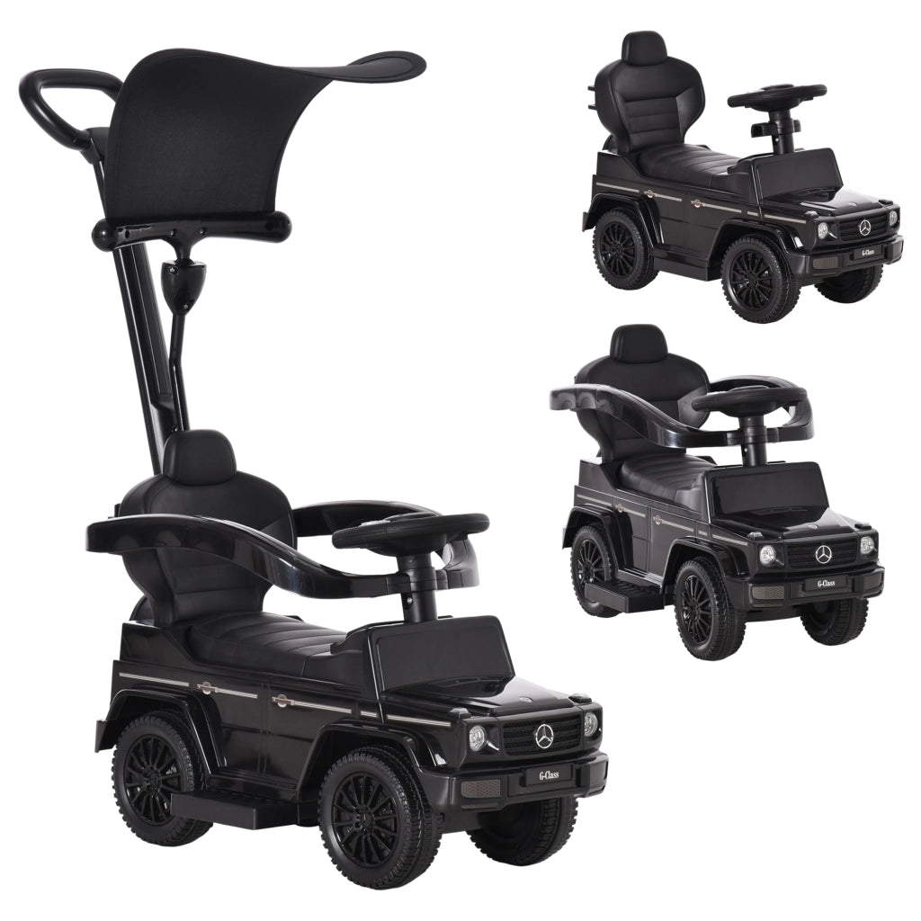 Cavalcabile Auto Bambini Multi-accessoriata ¨C Xylo ¨C Nero 12-36 Mesi