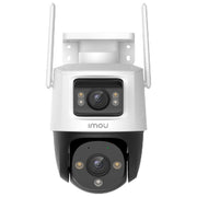 Imou IPC-S7XEP-6M0WED-0360B-IMOU Cruiser Dual 2 Telecamera IP PTZ Wi-Fi 6 Esterno 6MP Doppia Ottica AI IP66 Visione Notturna 30m Audio Bidirezionale colore Bianco