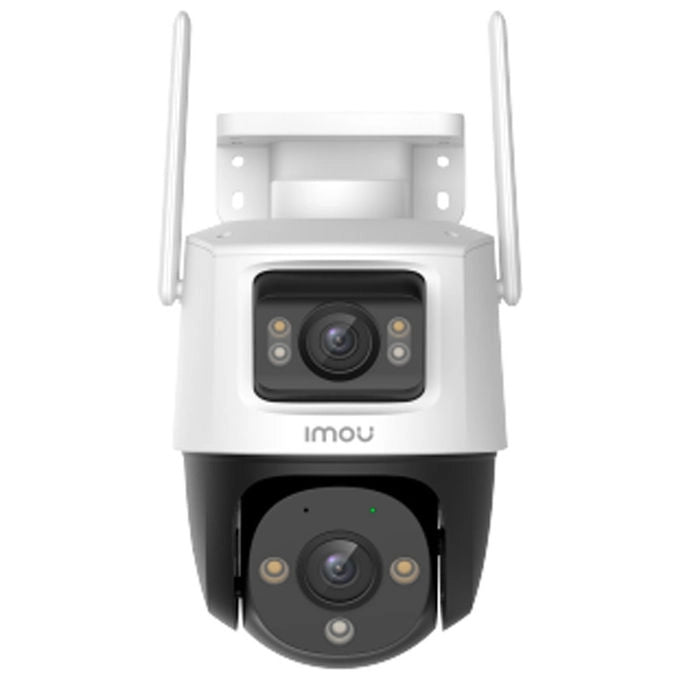 Imou IPC-S7XEP-6M0WED-0360B-IMOU Cruiser Dual 2 Telecamera IP PTZ Wi-Fi 6 Esterno 6MP Doppia Ottica AI IP66 Visione Notturna 30m Audio Bidirezionale colore Bianco