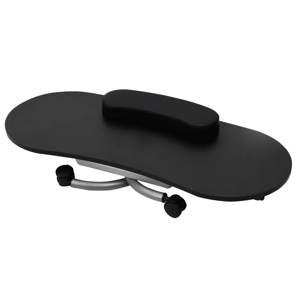 Tavolo Pieghevole per Manicure con Ruote Nero CFW3674260