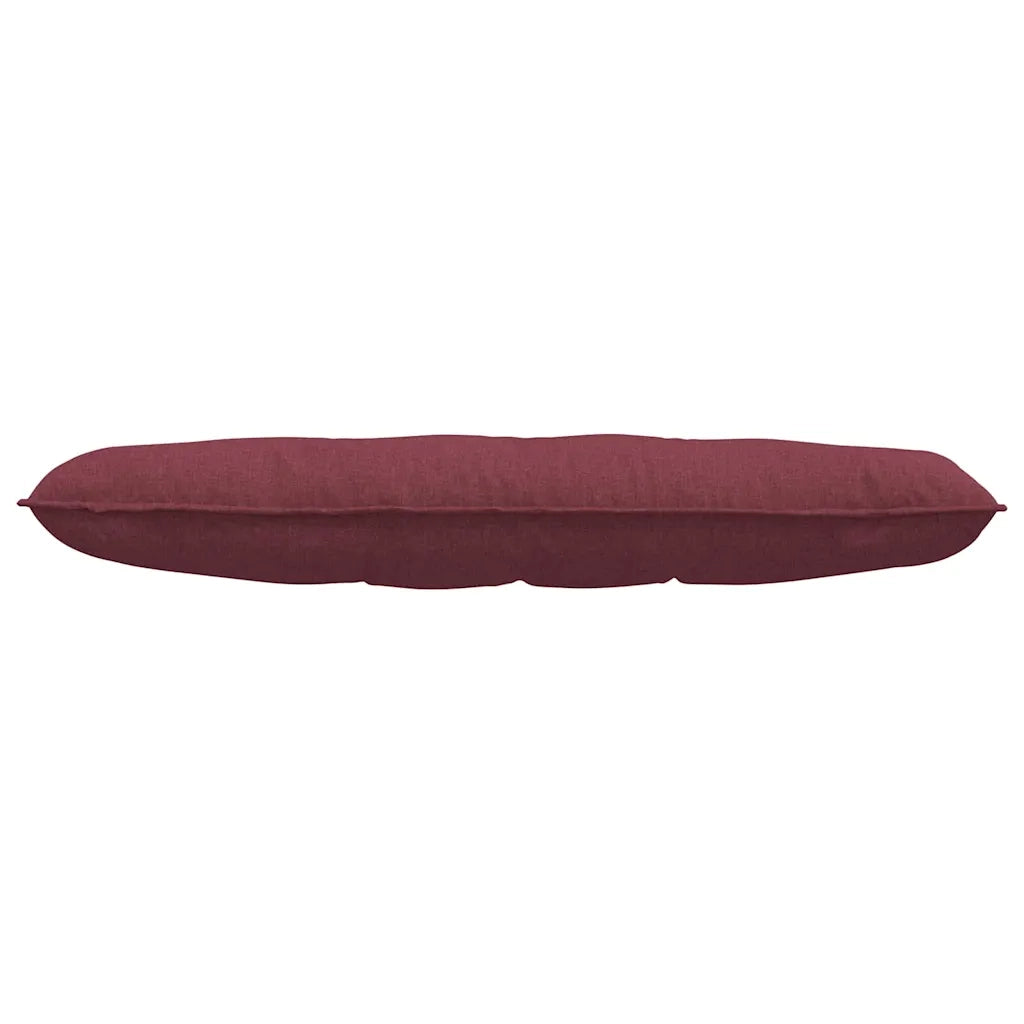 Cuscino per Schiena Rosso Vino 140 x 19 x 50 cm Tessuto 42014833