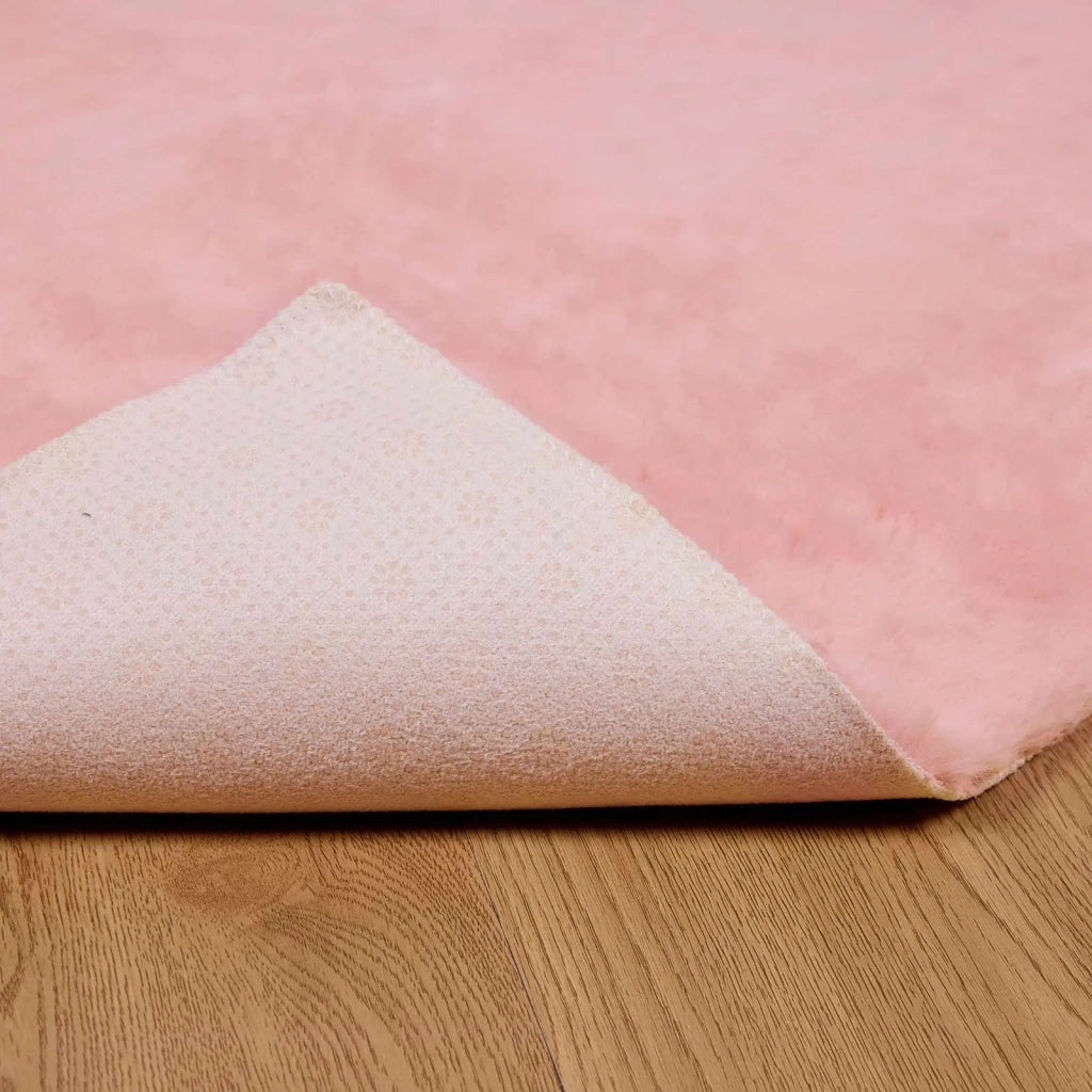 Tappeto antiscivolo in sintetica di coniglio OLITE Rosa 42021701