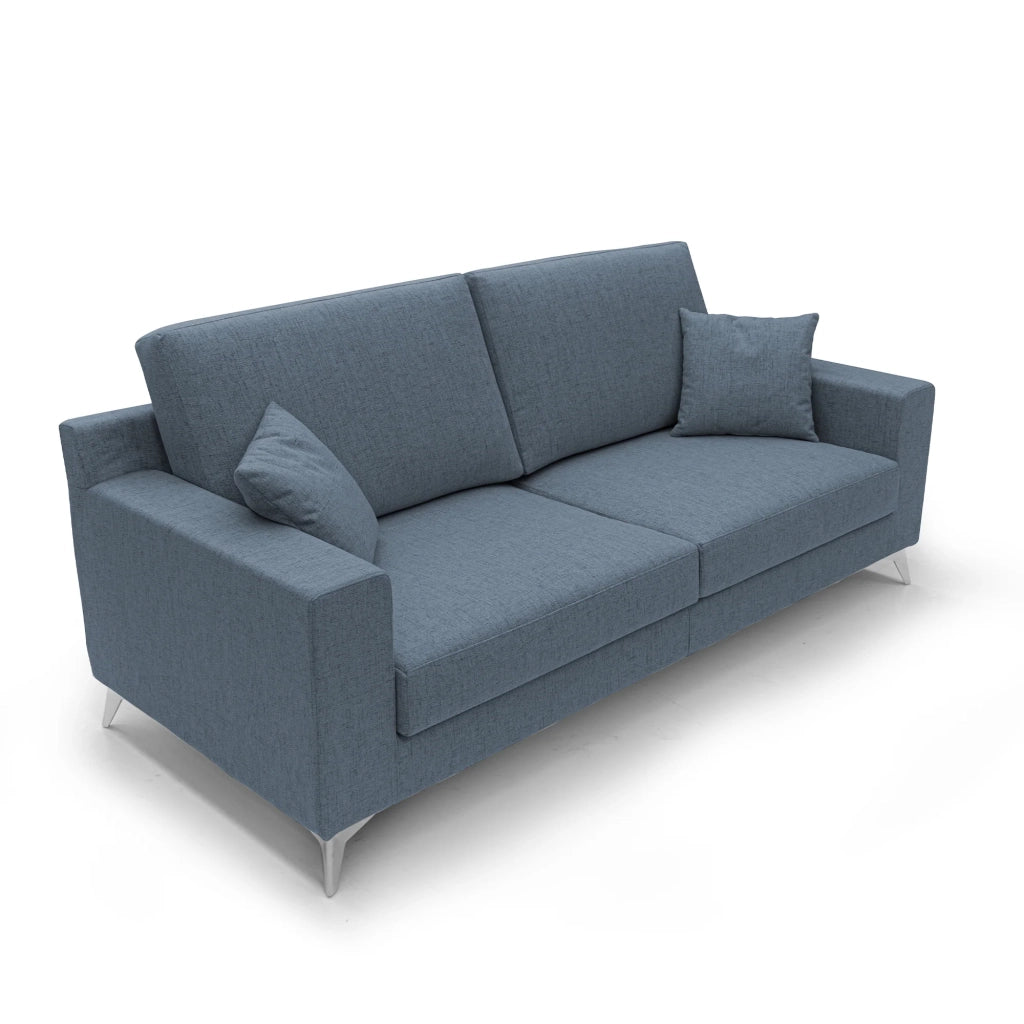 Michael Divano in tessuto impermeabile antimacchia T03 206 cm blu