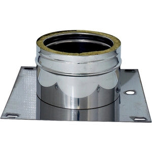C PIASTRA DI BASE INOX DOP PARETE D  8/13 CM- 1,0 pz