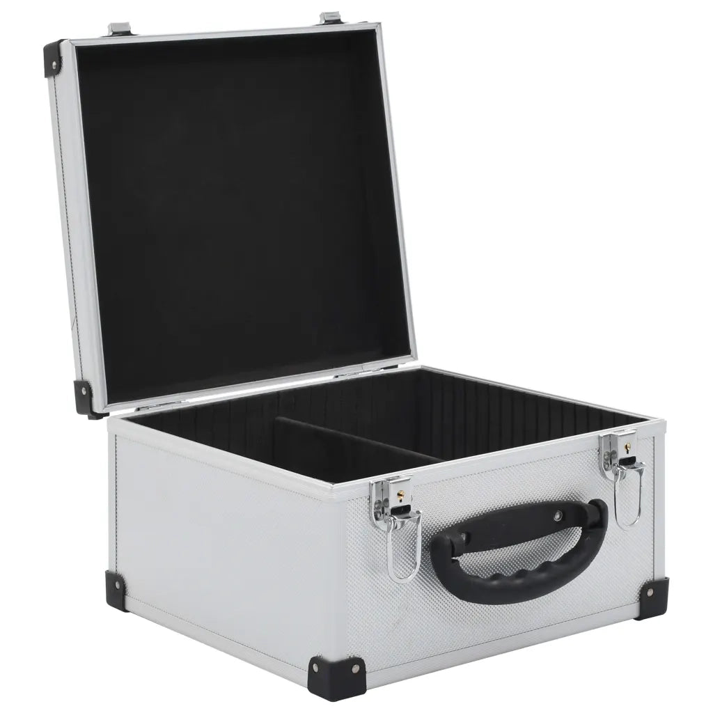 Custodia CD per 40 CD in Alluminio ABS Argento 91858