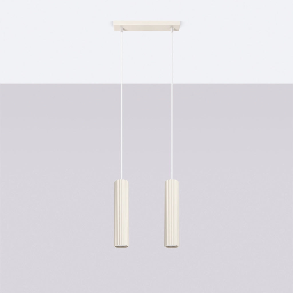Lampada a sospensione KARBON 2 beige