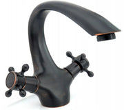 Rubinetto Da Lavabo Rea Retro Old Black