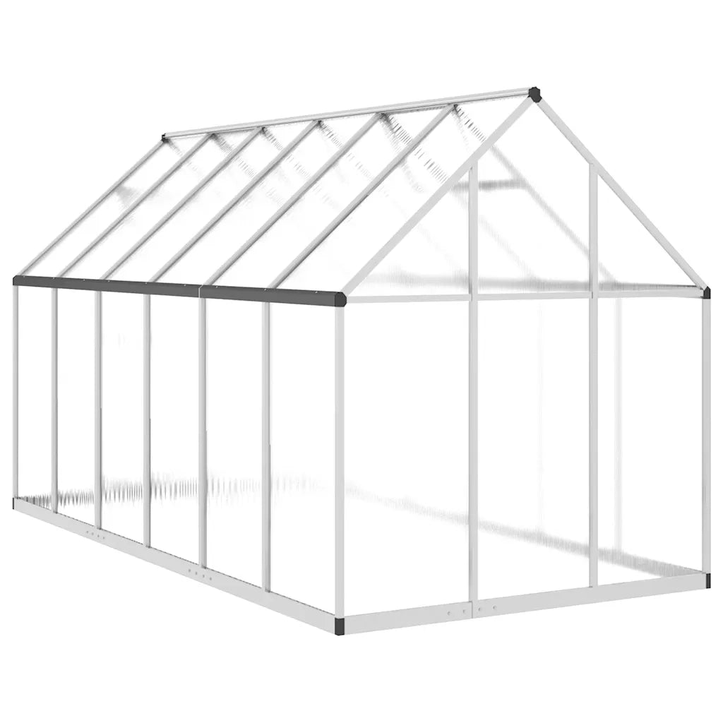 Telaio Serra con Base Argento 334x169x195 cm in Alluminio