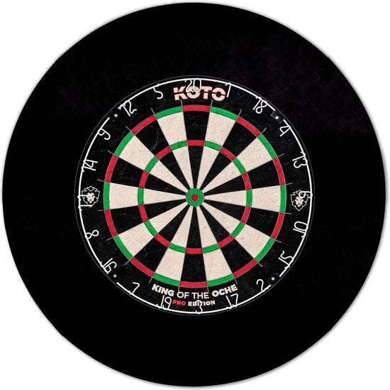 Set di Protezione per Dartboard 4 pezzi - Gomma Extrudata - Protezione per Dartboard