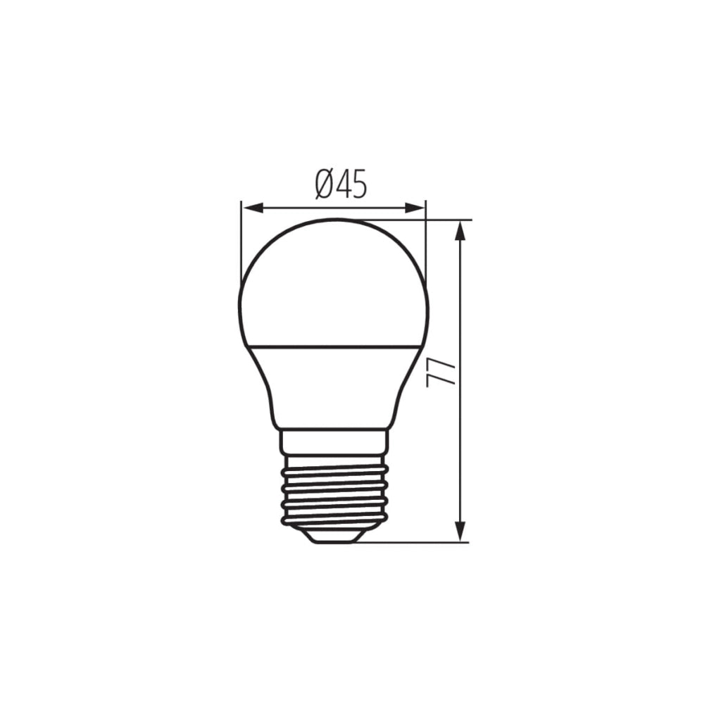 Lampadina LED Kanlux IQ-LED G45 E27 5,9W 806lm 4000K