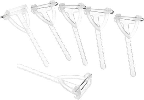 Spille per corsage sicurezza 50 pezzi bianchi