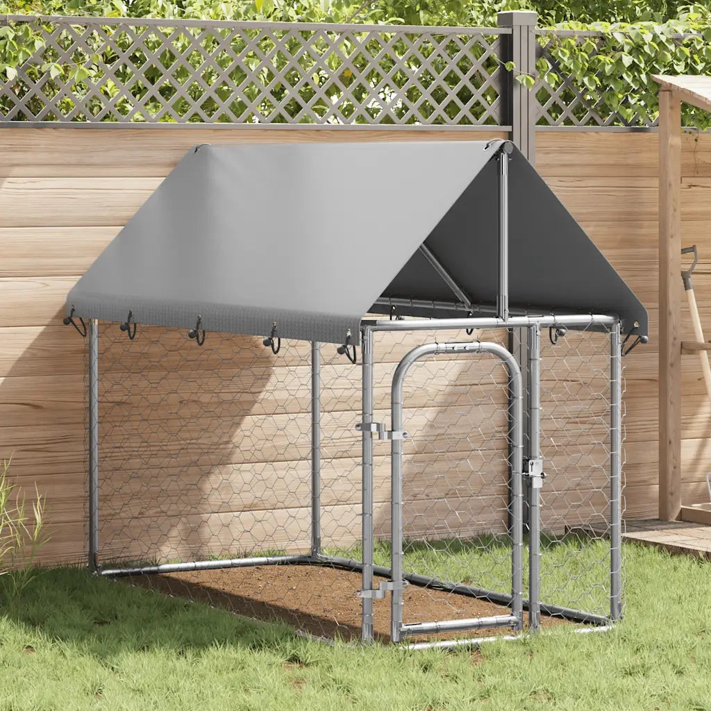 Gabbia per Cani da Esterno con Tetto-Cassa per cani 200x100x150 cm