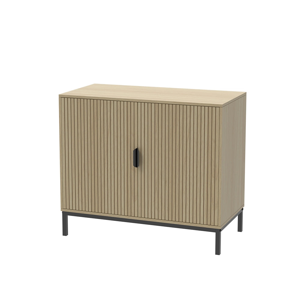 Vicco Cassettiera Rovere 80 x 45 cm con 2 porte