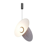 Sospensione Contemporanea Evolution Alluminio Nero Bianco Led 9W Ip20