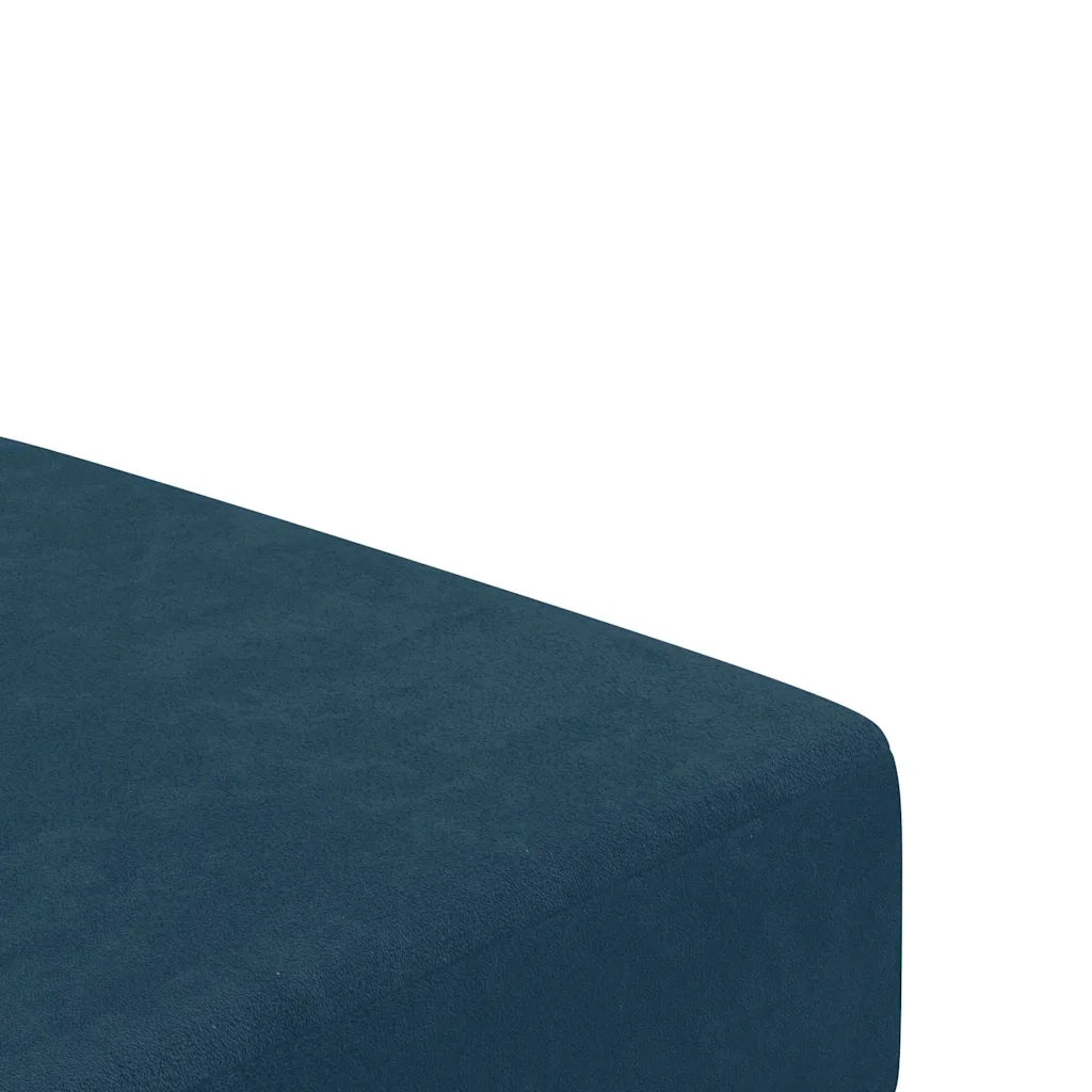 Divano letto | Sof¨¤ letto | Letto singolo a 2 Posti Blu in Velluto