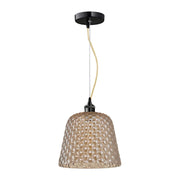 Lampada a sospensione Milagro RIO ML5554 Ø25 ambra