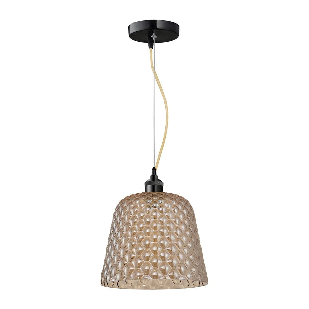 Lampada a sospensione Milagro RIO ML5554 Ø25 ambra