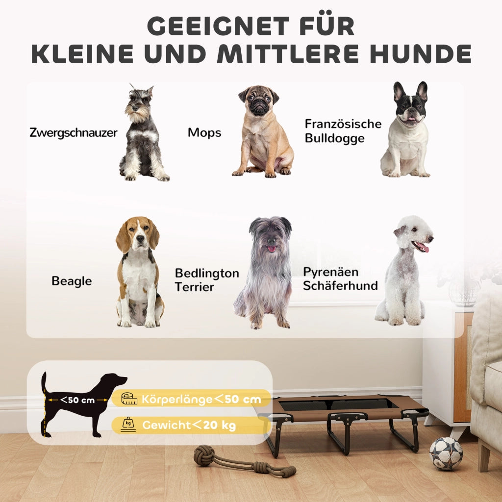 Letto per cani rialzato pieghevole ¨C Minimal ¨C 75x51x18 cm