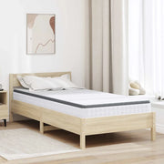 Materasso-Materasso per letto Bianco e Grigio 90 x 190 cm Molla Bonell