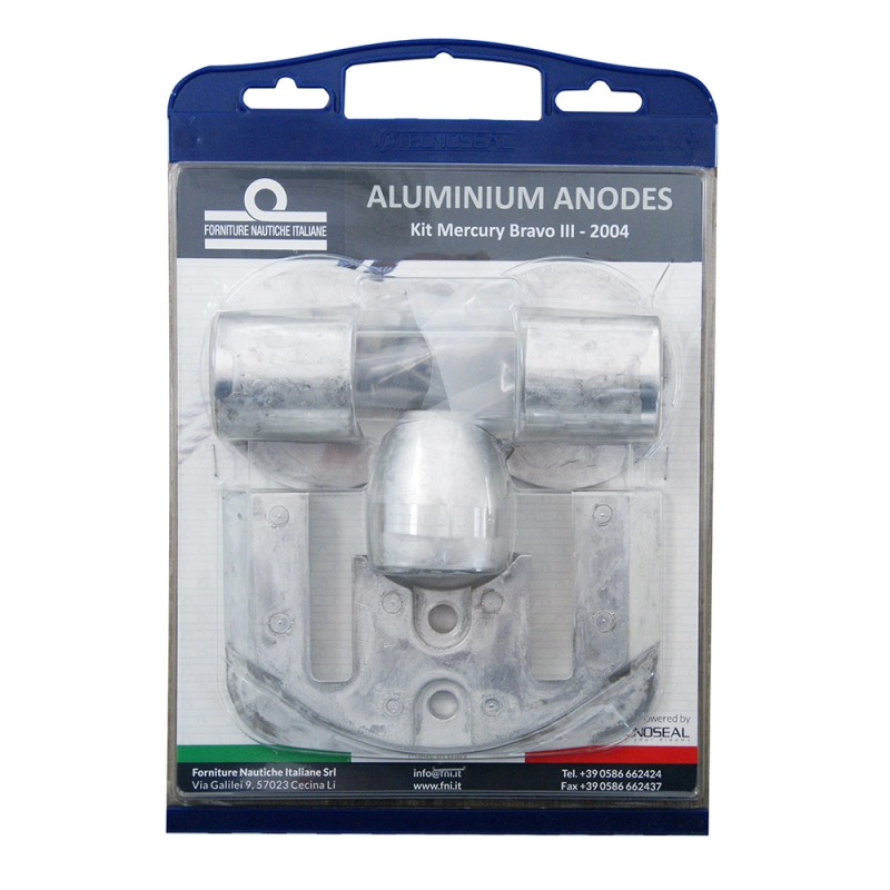 KIT ALLUMINIO MERCRUISER BRAVO III ALUMINIUM ANODES KIT