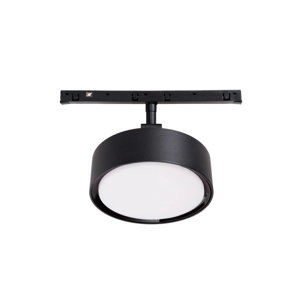 Faretto binario LED 12W nero tondo 2700-5000K Zigbee