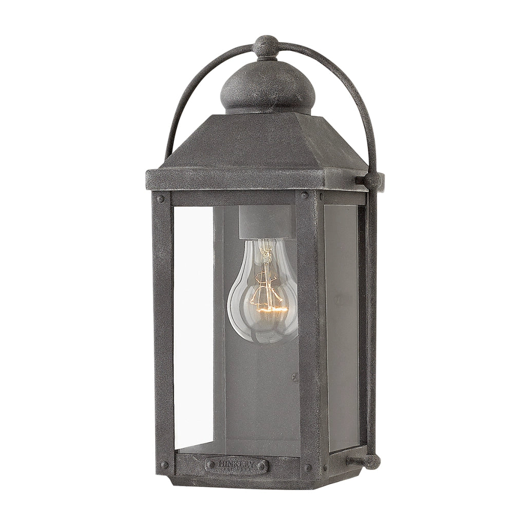 Applique esterna Anchorage zinco anticato E27 60W Quintiesse