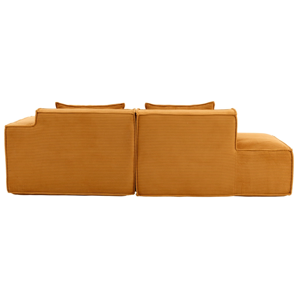 Divano 2 Posti con Cuscini ¨C MINIMAL ¨C Tessuto, 235 cm