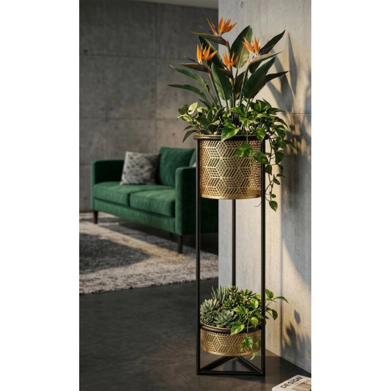 Porta Vasi Doppio cm ø 23x80