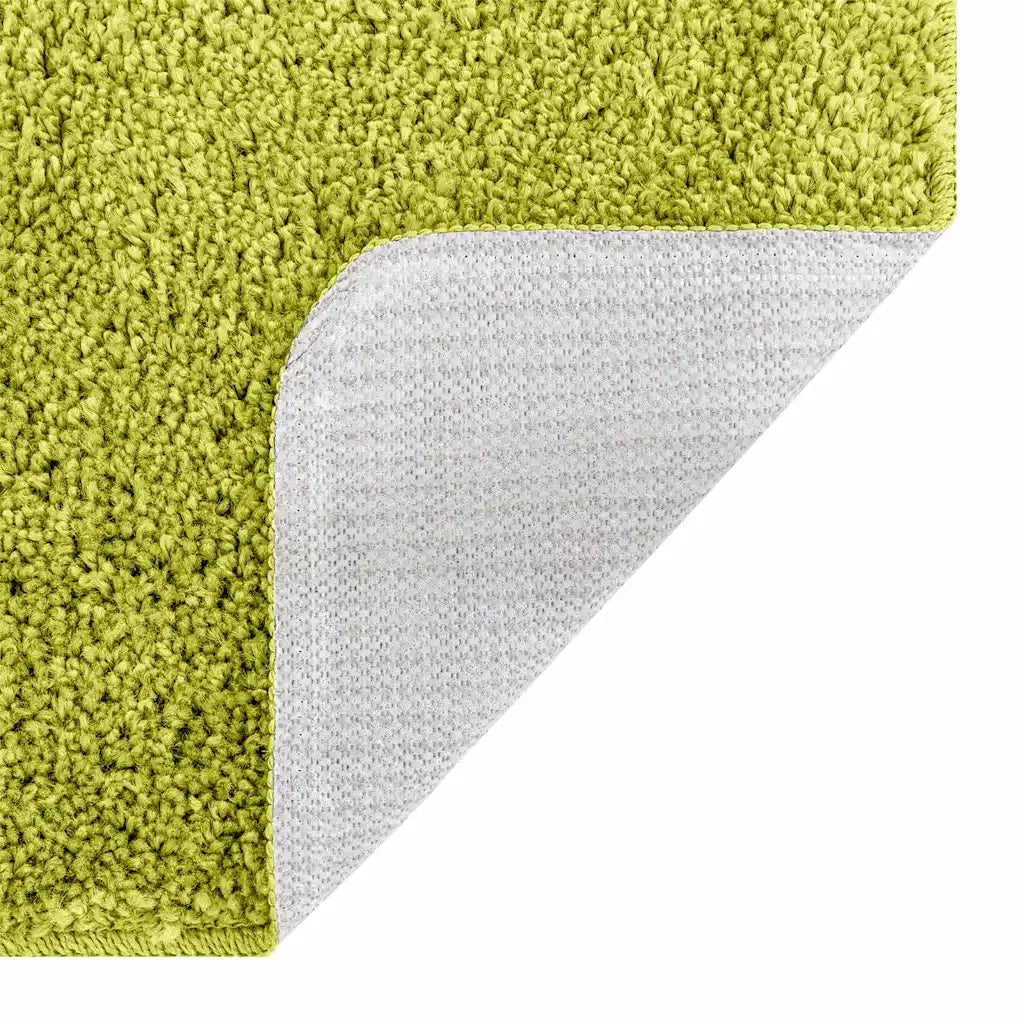 Tappeto Antiscivolo per Bagno con Taglio per Toilette Verde CFW8887384
