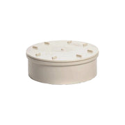 Tappo a vite in pvc : Colore - Avorio, Diametro - 125