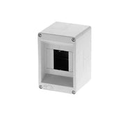 CENTRALINO DA PARETE C/BINARIO DIN 4 Mod. 130x90x85 mm - Grigio