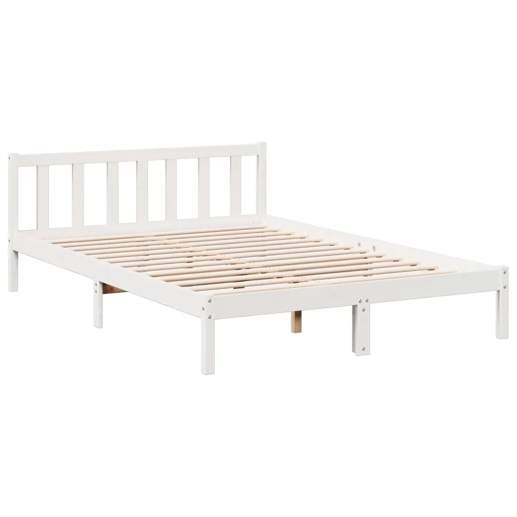 Letto matrimoniale | Letto per adulti | Letto Extra Lungo senza Materasso 160x220 cm in Legno di Pino