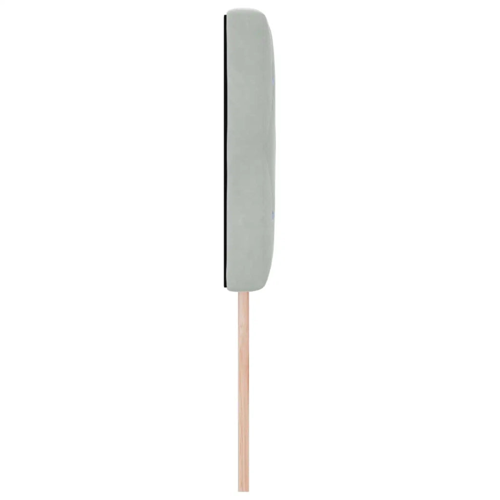 Testiera | Testata Grigio chiaro 160 cm Velluto