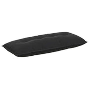 Cuscino per Schiena | Cuscino dorsale Nero 120 x 50 cm Tessuto in Cords