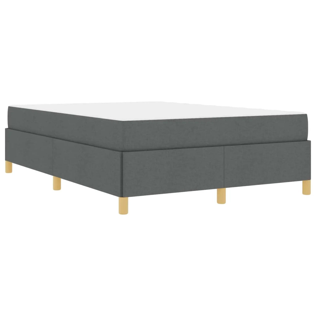 Struttura del letto Grigio scuro 140 x 190 cm Tessuto 3398935