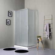 Cabina doccia rettangolare 100x80 satinata