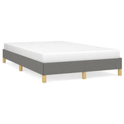 Letto matrimoniale | Letto per adulti | Giroletto senza Materasso Grigio Scuro 120x190 cm in Tessuto