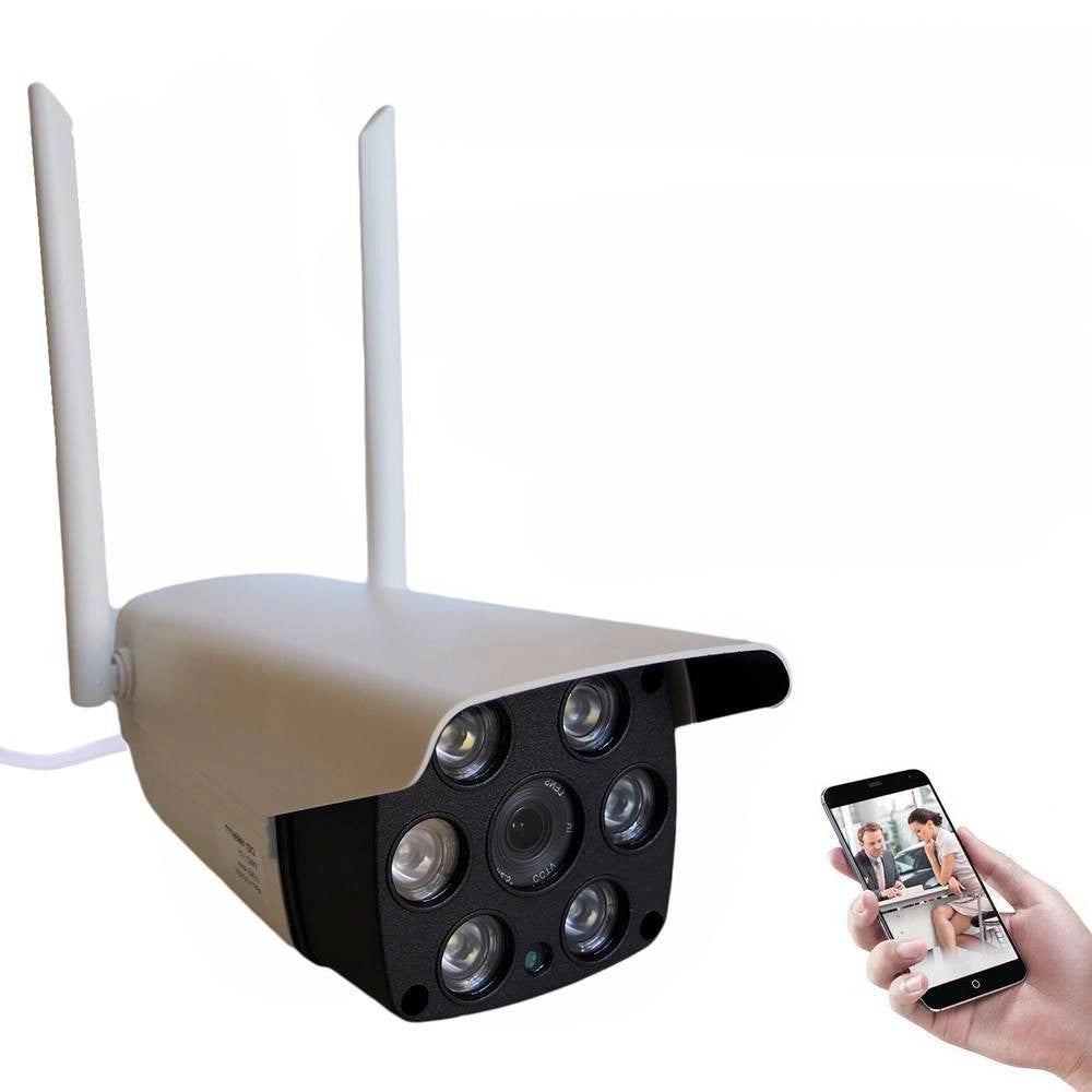 Trade Shop - Telecamera Ip P2p Camera Wireless 6 Led Infrarossi 4mm 3mpx Voice Tf Js926rp -