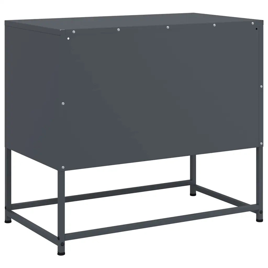 Mobile TV Antracite 68x39x60,5 cm in Acciaio 846520